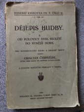 kniha Dějepis hudby II, - Od polovice XVIII. století do nynější doby - pro konservatoře hudby a hudební školy., Oldřich Pazdírek 1925