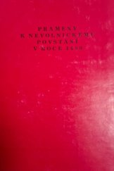 kniha Prameny k nevolnickému povstání v roce 1680, Tisková, ediční a propagační služba Ministerstva hospodářství 1986
