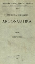 kniha Argonautika, Nákladem České akademie věd a umění 1924