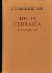 kniha Biblia Hebraica Stuttgartensia, Deutsche bibelgesellschaft  1990