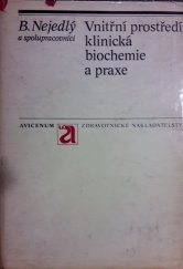 kniha Vnitřní prostředí, klinická biochemie a praxe, Avicenum 1980