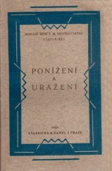 kniha Ponížení a uražení, Kvasnička a Hampl 1925