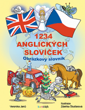 kniha 1234 anglických slovíček obrázkový slovník, Bambook 2018