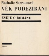 kniha Věk podezírání Eseje o románu, Odeon 1967
