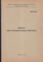 kniha Obrazy pro topografickou přípravu, Ministerstvo národní obrany 1978