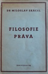 kniha Filosofie práva, Universum 1947