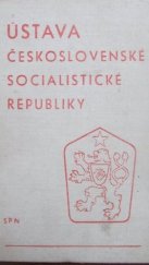 kniha Ústava Československé socialistické republiky, SPN 1960