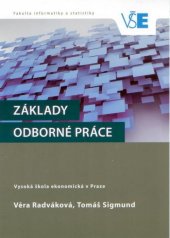 kniha Základy odborné práce, Oeconomica 2017