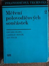 kniha Měření polovodičových součástek, SNTL 1970