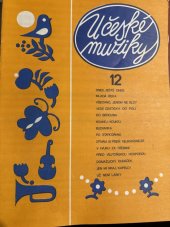kniha U české muziky 12 Výběr z populárních lidových skladeb , Editio Supraphon Praha 1984