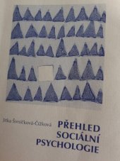kniha Přehled sociální psychologie, Univerzita Palackého 2000