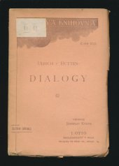 kniha Dialogy, J. Otto 1901