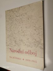 kniha Národní odboj na Jičínsku 1939-1945 1. díl Sborník 2. odboje., ONV 1975