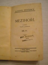 kniha Mezihoří 4. - Když slunce zapadá, Vlasta Javořická 1926