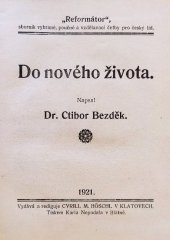 kniha Do nového života, Höschl 1921