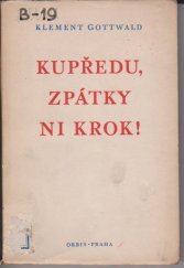 kniha Kupředu, zpátky ni krok! [Únor 1948], Orbis 1952