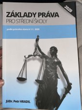 kniha Základy práva pro střední školy, s.n. 2017