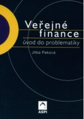kniha Veřejné finance úvod do problematiky, ASPI  2002
