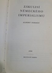 kniha Zákulisí německého imperialismu, Rovnost 1950