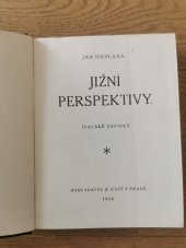 kniha Jižní perspektivy Italské zápisky, B. Kočí 1918
