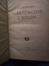 kniha Vlastencové z Boudy historický obraz, F. Šimáček 1904