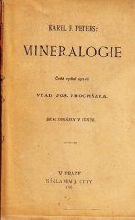 kniha Mineralogie, J. Otto 1902