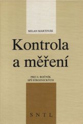 kniha Kontrola a měření Učebnice pro 4. roč. středních prům. škol strojnických, SNTL 1991