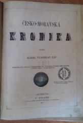 kniha Česko-moravská kronika. [Kniha první], I.L. Kober 1862