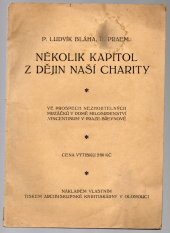 kniha Několik kapitol z dějin naší charity, s.n. 1920