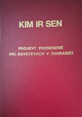 kniha Projevy pronesené při návštěvách v zahraničí, Vydavatelství cizojazyčné literatury 1976