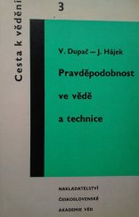 kniha Pravděpodobnost ve vědě a technice, Československá akademie věd 1962