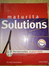 kniha Maturita Solution Pre-Intermediate - Student's Book, Oxford University Press 2007