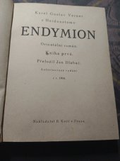 kniha Endymion Kniha prvá Orientální rom., B. Kočí 