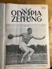 kniha Olympia Zeitung Offizielles Organ der XI. Olympischen Spiele 1936 in Berlin, Reichssportverlag 1936