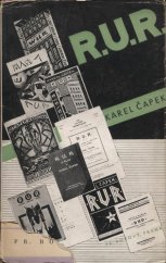 kniha R.U.R. Rossum's Universal Robots : kolektivní drama o vstupní komedii o třech dějstvích, Fr. Borový 1938