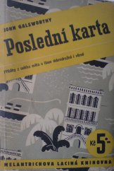 kniha Poslední karta [Povídky vybrané ze sbírky Caravan], Melantrich 1938