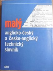 kniha Malý anglicko-český a česko-anglický technický slovník, SNTL 1970