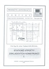 kniha Statické výpočty základových konstrukcí, Expert 1996