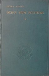kniha Dějiny vědy politické se zřetelem k mravovědě. Díl I., Jan Laichter 1896