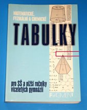 kniha Matematické, fyzikální a chemické tabulky pro SŠ a nižší ročníky víceletých gymnázií, Fragment 2003