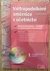 kniha Vnitropodnikové směrnice v účetnictví 7., Grada 2018