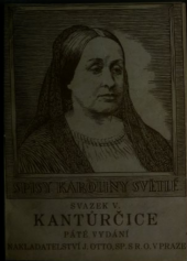 kniha Kantůrčice Z pohorského zákoutí, J. Otto 1925