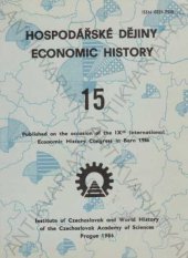 kniha Hospodářské dějiny Economic History 15, Historický ústav Akademie věd ČR 1986