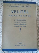 kniha Velitel v míru i ve válce, s.n. 1930