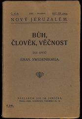 kniha Bůh, člověk, věčnost, Jar. Im. Janeček 1918