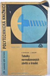 kniha Tabulky normalizovaných závitů a šroubů, Práce 1966