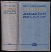 kniha Slovník anglicko-český s připojenou výslovností všech anglických slov ... [a] česko-anglický ..., Orbis 1950