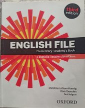 kniha English File Elementary - Student's Book s anglicko-českým slovníčkem , Oxford University Press 2019