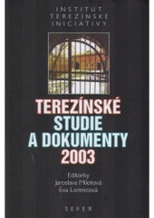 kniha Terezínské studie a dokumenty 2003, Sefer 2003