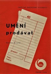 kniha Umění prodávat, Institut obchodní výchovy 1970